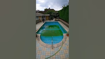 pool cleaning satisfaction video #satisfying #cleaning #shorts