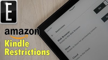 How To Restrict access to the Kindle Store on any Kindle