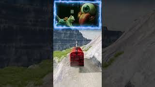 🧟♀️ Zombie Bus vs Lava Pit ⚡ LEAP OF DEATH! 😱💀 | BeamNG.drive #usa #viral #india