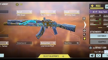 The Brand New AK 47 - Deep Tech Gameplay! 😍 | With Gunsmith | CoDM - Call of Duty Mobile