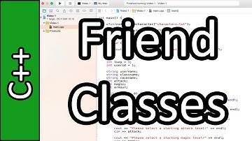 Friend Classes - C++ Programming Tutorial #41 (PC / Mac 2015)