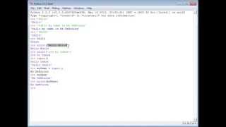Strings, print() and input() Functions