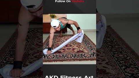 Push ups with Towel