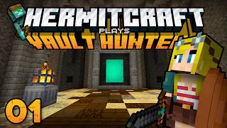 FIRST GROUP VAULT ⏳ | 01 | Hermitcraft Vault Hunters (100 days)