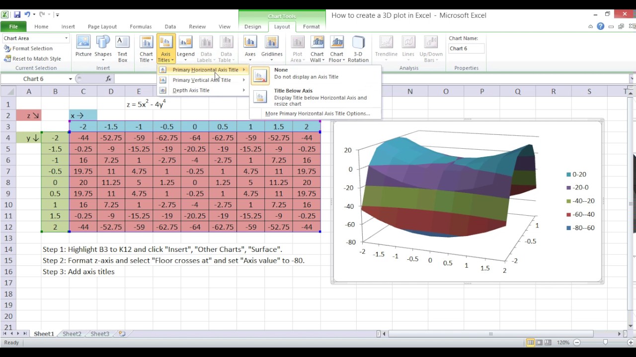 How To Make 3d Chart