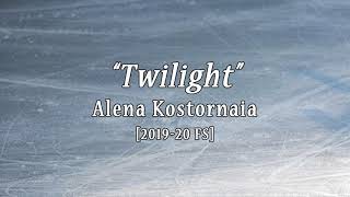 Alena KOSTORNAIA 2019/20 FS Music 