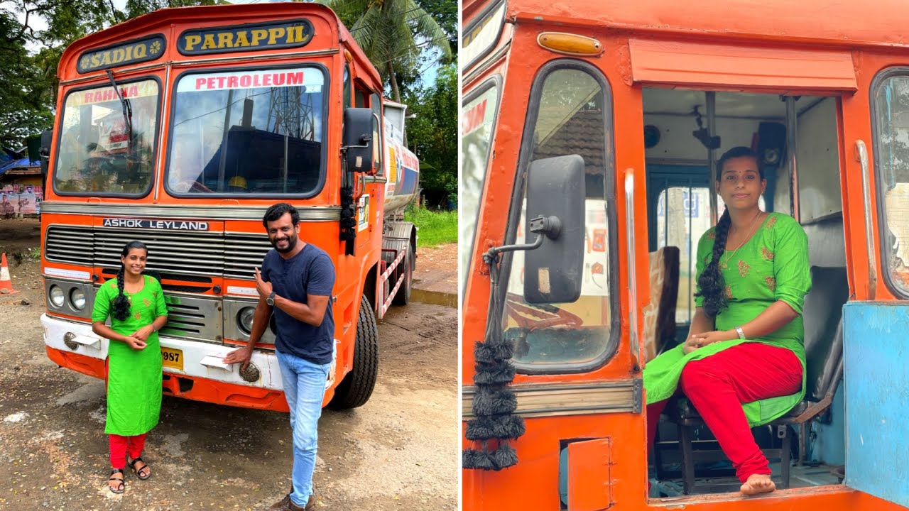 വൈറലായ ആ ലേഡി ടാങ്കർ ഡ്രൈവർ..🔥 Delisha davis lady lorry driver | #Shorts