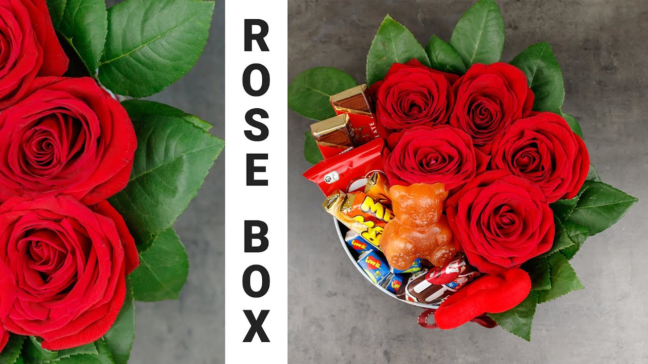 DIY Rose Gift Box Tutorial How To Make Rose Box With