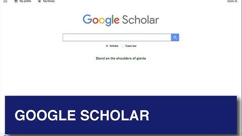 Linking UMKC Libraries to Google Scholar