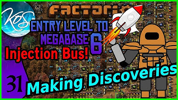 Factorio - Entry Level to Megabase 6: Injection Bus 31 - MOVING OUTWARD