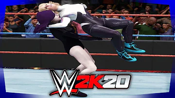 Raven v Spider-Gwen! - WWE 2K20 Requested 2 Out Of 3 Falls Count Anywhere Match