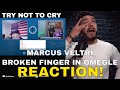 Marcus Veltri making me cry | I played piano with a broken finger (Reaction!)