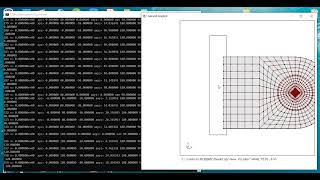 Famous CalculiX (CGX) how to constraint nodes in CGX window Profile
