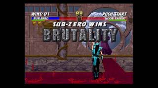 Enter Coin, Klassic Sub-Zero Brutality Demonstration