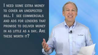 Ask Dale: Should I use a payday loan to get quick cash?