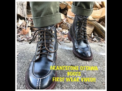 【超美品】grant stone Ottawa Boot Ottawa Boot Crimson Chromexcel
