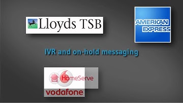 IVR & on-hold messaging