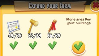 Hay Day Gameplay 460 , Expanding Farm (Level 96)