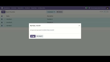 Import Stock Custom Checklist Through CSV/XLS Odoo