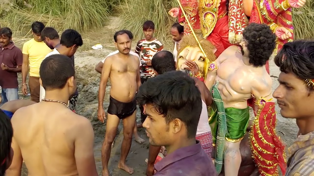 Ma Durga Murti Visarjan | माँ दुर्गा मूर्ति विसर्जन । visarjan video | 2018