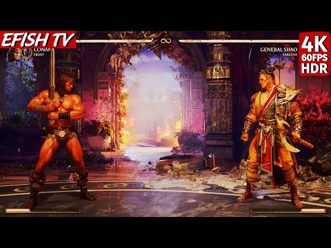 Conan & Frost vs General Shao & Sareena (Hardest AI) - Mortal Kombat 1