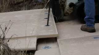 Spartan Mat, using mega deck composite mats quick connect install