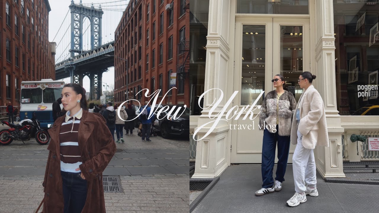 NYC travel vlog | Mi primera vez en Nueva York! Shopping, restaurantes, cafeterías