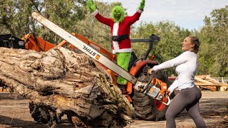 crazy christmas cedar fail…with the grinch!