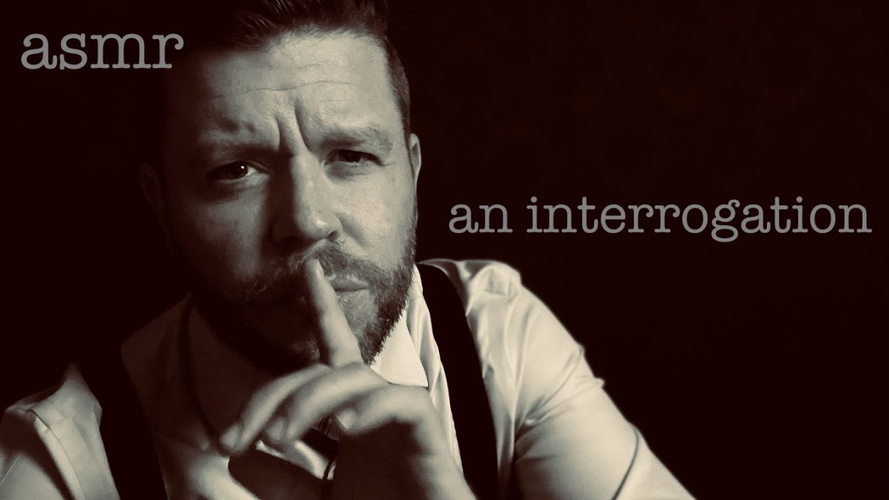 ASMR | "an interrogation" (detective role play)