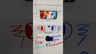 Sonic vs Luigi: velocidad extrema o héroeinesperado..💚💙😱#sonic #luigi