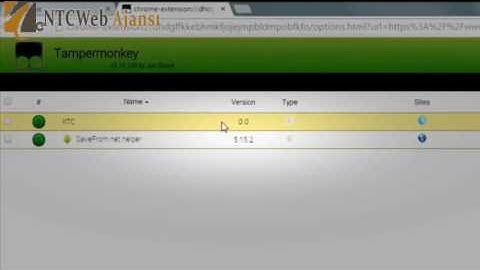 How to Remove/Disable Tampermonkey | www.ntcweb.com