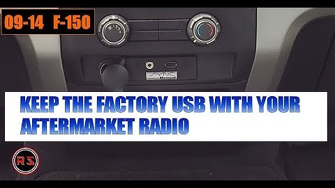 How to retain the factory USB (USB to Mini B femalle adapter)