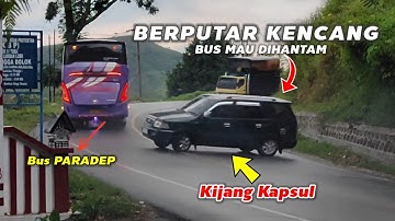 KIJANG KAPSUL BERPUTAR ‼️TERLAMBAT SEDIKIT MENABRAK BUS