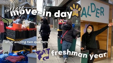 college dorm MOVE-IN day 2021 *UNIVERSITY OF WASHINGTON*