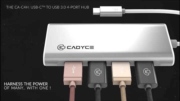 USB-C™ to USB 3.0 4 Port Hub | CADYCE CA-C4H