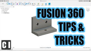 8 Must know Fusion 360 Tips & Tricks For Beginners - Shortcuts, Commands & More!