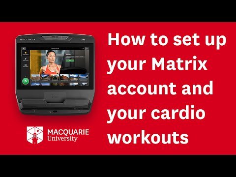 How to set up a Matrix account and personalize your workouts