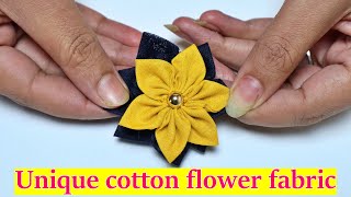 Fabric flower making ideas - Easy to Make Fabric Flowers Full Tutorial Video