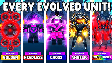 EVERY EVOLVED UNIT VS ENDLESS MODE! (Toilet Tower Defense)