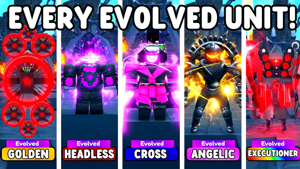 EVERY EVOLVED UNIT VS ENDLESS MODE! (Toilet Tower Defense) - YouTube