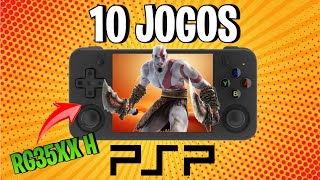 10 JOGOS DE PSP TESTADOS NO RG35XX H