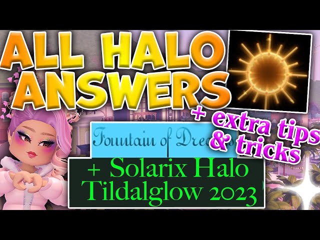 New Solarix halo answers (updated) : r/RobloxTrading2