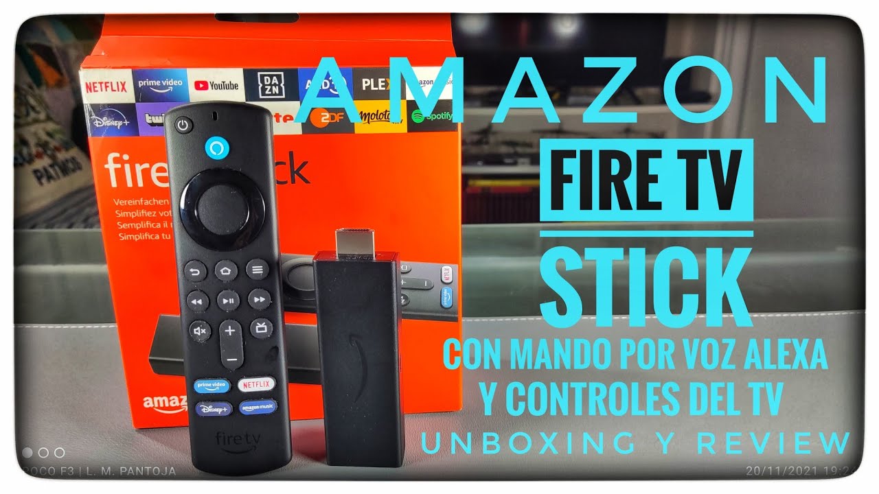 fire tv stick con mando por voz Alexa y controles del TV, Unboxing y  Review 