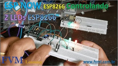 Protocolo ESP-NOW - Controlando LEDs com 2 ESP8266