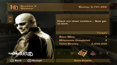 Need for Speed Most Wanted (PS2) - Part 29 - Challenging Blacklist Number 5 - Webster (Part 2)
