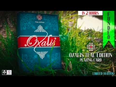 OXALIS playing cards - Teal Edition