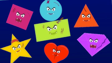 The Shapes Song | Learn Shapes | nursery rhymes |  kids songs