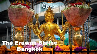 The Erawan Shrine Bangkok. Four Faced Buddha Of Bangkok - Phra Phrom - Brahma