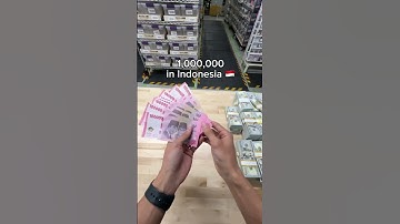 How hard it is to get 1,000,000 in Indonesia? 🇮🇩