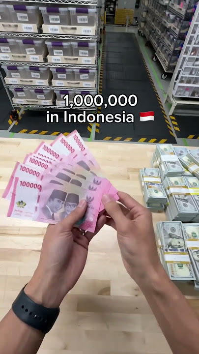 How hard it is to get 1,000,000 in Indonesia? 🇮🇩